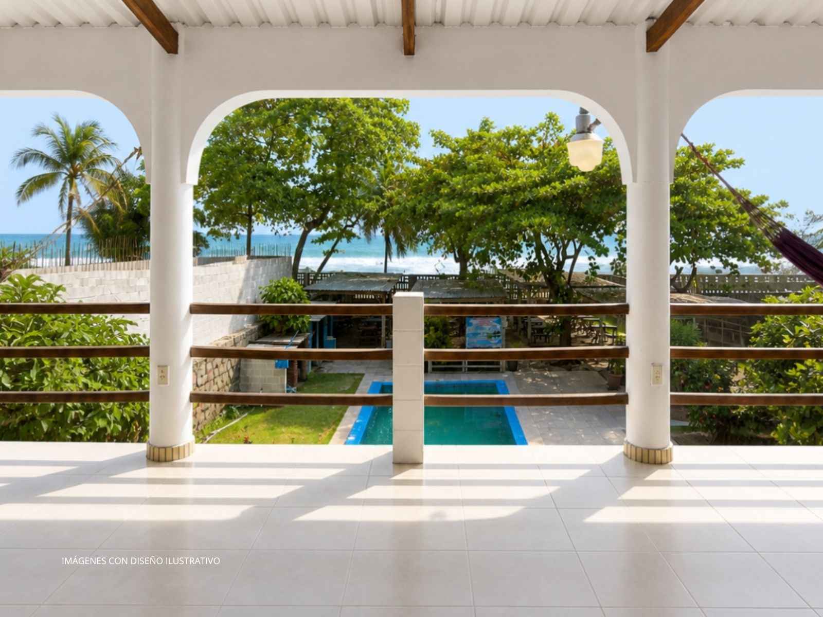 DR832-28 HOTEL EN VENTA FRENTE AL MAR EN PLAYA SAN BLAS, LA LIBERTAD