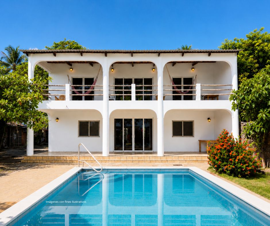 HOTEL EN VENTA FRENTE AL MAR EN PLAYA SAN BLAS, LA LIBERTAD
